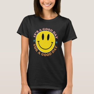 Have A Good Day Pink Smile Face Preppy Aesthetic T T-Shirt