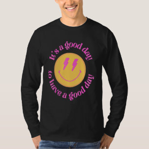 Have A Good Day Retro   Smile Face Aesthetic 2 T-Shirt