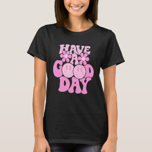 Have A Good Day Retro Smile Face Aesthetic Trendy  T-Shirt