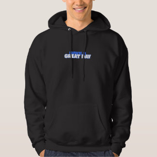 Have a great day happiness, eager kidness and open hoodie