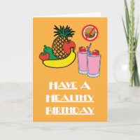 Have A Healthy Birthday Card