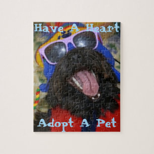 Have A Heart.  Adopt A Pet. Jigsaw Puzzle