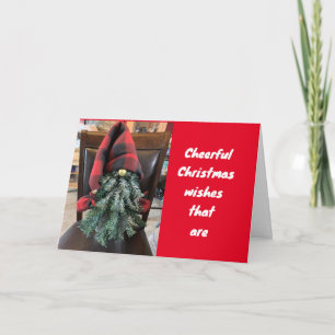 HAVE A HOLIDAY FILLED WITH HAPPINESS AND JOY CARD