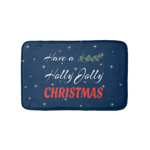 Have a Holly Jolly Christmas Bath Mat