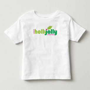 Have a Holly Jolly Christmas Toddler Tee in White