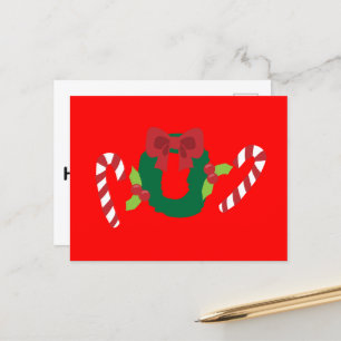 Have a Holly Jolly Holiday Postcard