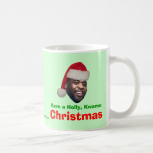 Have a Holly, Kwame, Christmas Coffee Mug