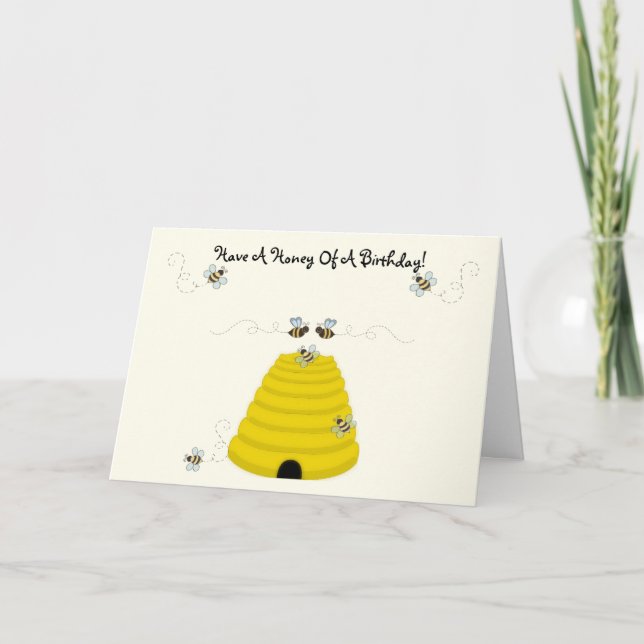 Have a Honey of a Birthday Card (Front)