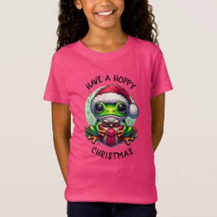 Have a Hoppy Christmas Frog Pun T-Shirt