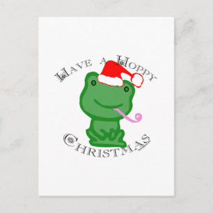 Have a Hoppy Christmas! Holiday Postcard