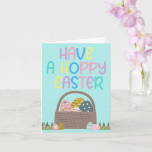 Have a Hoppy Easter Colourful Card