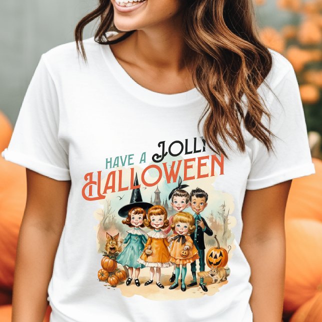 Have a Jolly Halloween Vintage Tri-Blend Shirt (Creator Uploaded)
