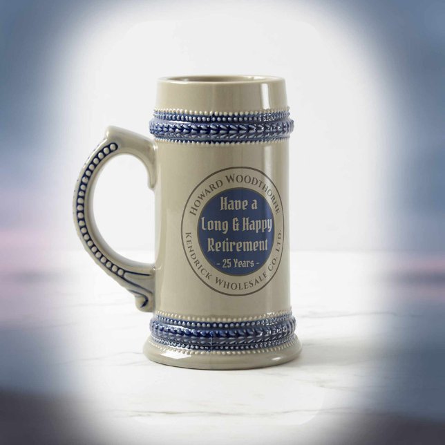 Have a Long and Happy Retirement Award Beer Stein (Creator Uploaded)