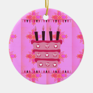 Have a Lovely Blessed Wonderful Happy Birthday Ceramic Tree Decoration