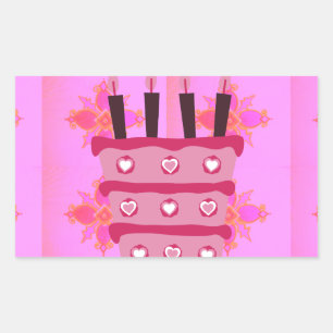 Have a Lovely Blessed Wonderful Happy Birthday Rectangular Sticker