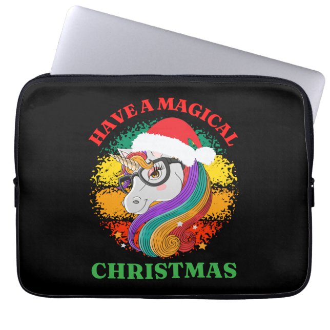 have a magical christmas laptop sleeve (Front)
