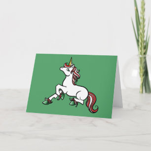 Have a Magical Unicorn Christmas Unicorns Art Card
