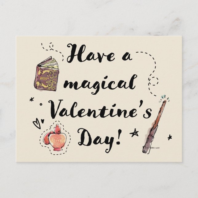 Have A Magical Valentine's Day Postcard (Front)