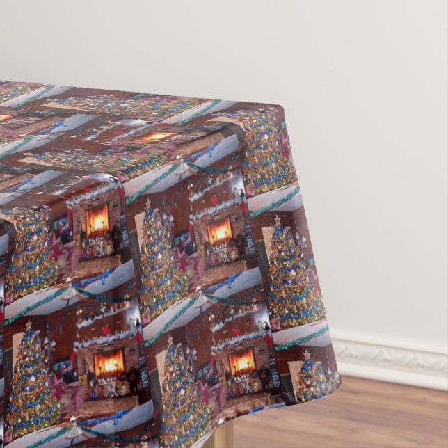 HAVE A MERRY CHRISTMAS  TABLECLOTH (In Situ)