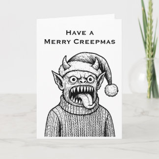 Have a Merry Creepmas Monster Christmas Card