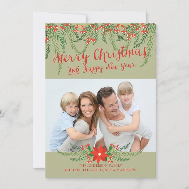 Have A Merry Little Christmas Holiday Photo Card (Front)