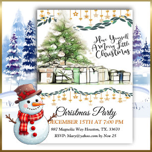 Have A Merry Little Christmas Party  Invitation