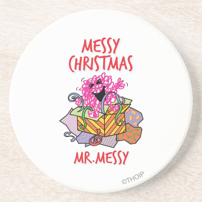 Have A Messy Christmas Coaster (Front)