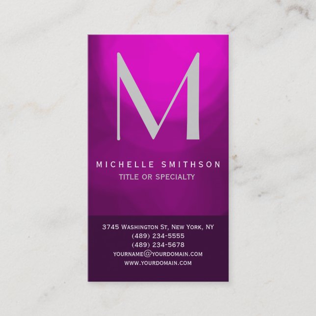 Have a Minimalist Modern Plain Printed Business Card (Front)