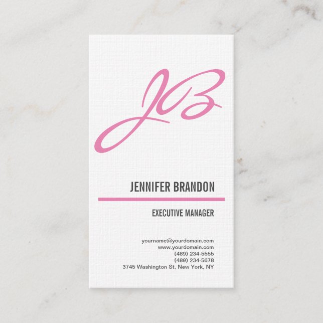 Have a Minimalist Modern Plain Printed Business Card (Front)