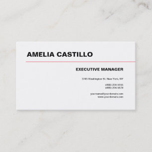 Have a Minimalist Modern Plain Printed Business Card