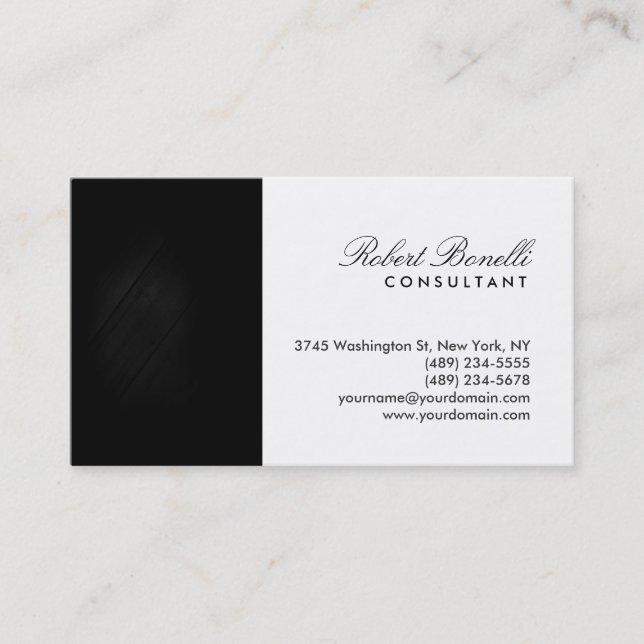 Have a Minimalist Modern Plain Printed Business Card (Front)