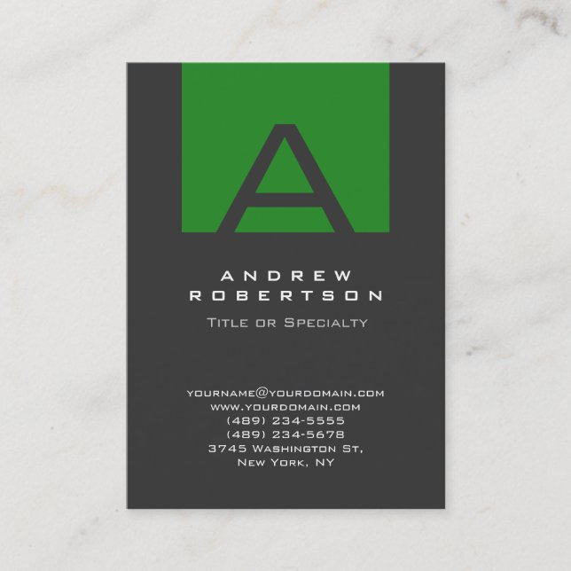 Have a Minimalist Modern Plain Printed Business Card (Front)