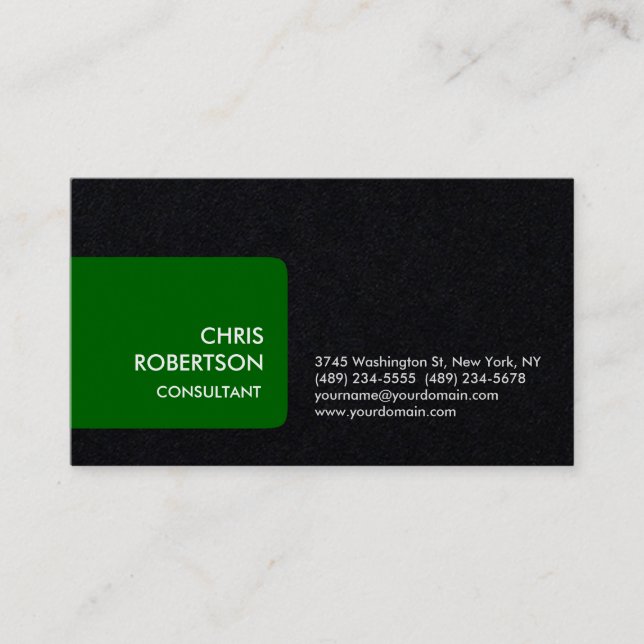 Have a Minimalist Modern Plain Printed Business Card (Front)