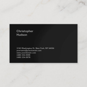 Have a Minimalist Modern Plain Printed Business Card