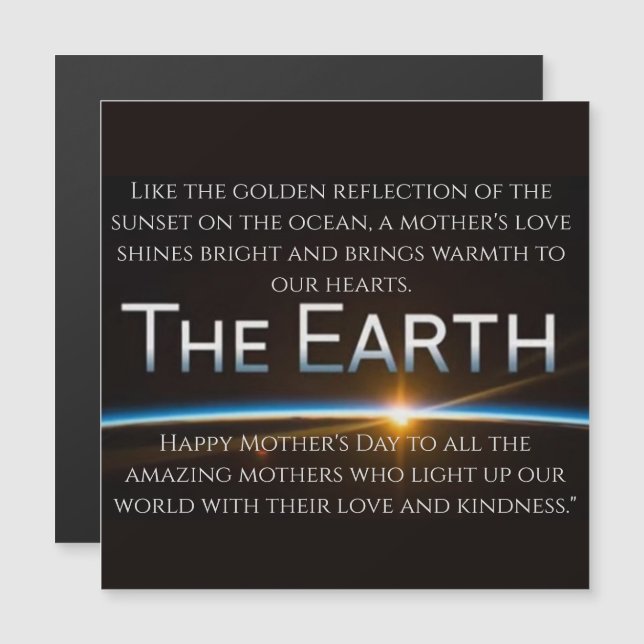 Have a Nice Blessed Happy Mother's Day With Love (Front/Back)