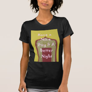Have a Nice Day & A Better Night Framed Art Print T-Shirt
