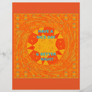 Have a Nice Day & a better Night red Design