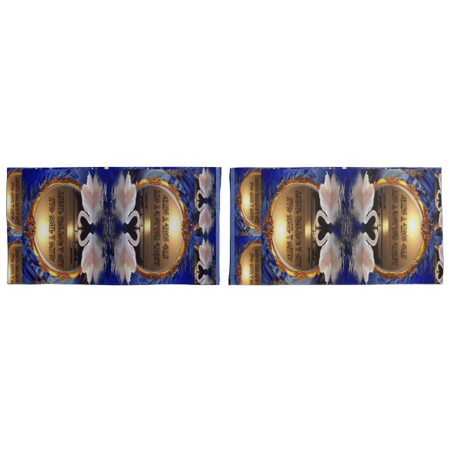 Have A Nice day & a Nice Night Golden Sunset Sky D Pillowcase (Front-Set)