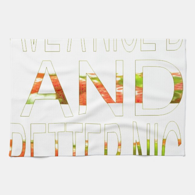 Have a Nice Day and a Better Night Art Print Tea Towel (Horizontal)