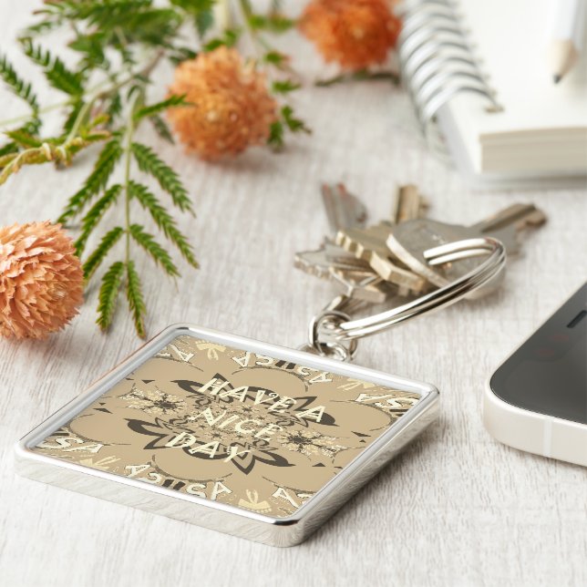 Have a Nice Day and a Better Night Key Ring (Side)