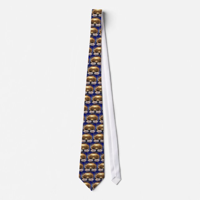 Have a Nice Day and a Better Night Text Quote Tie (Front)