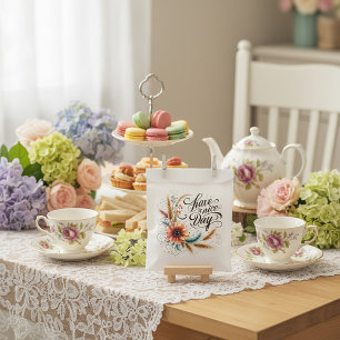 Have a Nice day floral Favour Bags