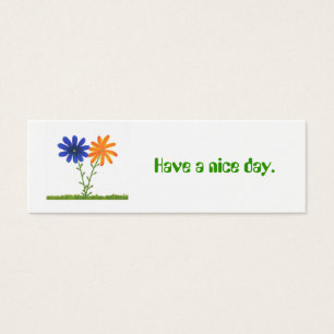 Have a nice day, gift, give away cards
