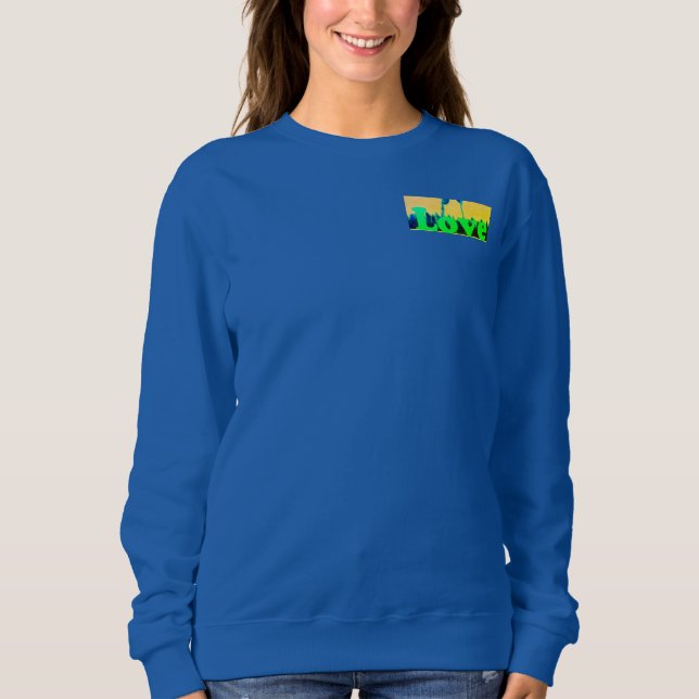 Have a Nice Day  I love Baseball with compassion Sweatshirt (Front)