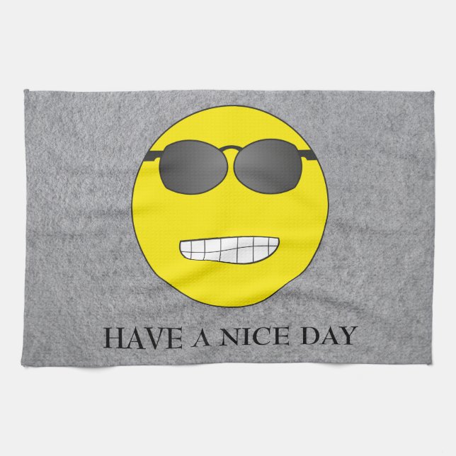 Have a nice day tea towel (Horizontal)