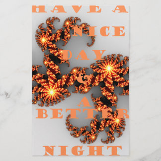 Have a Nicer Day and a Better Night Stationery