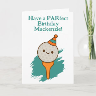 Have a PARfect Birthday Personalised Golf Card