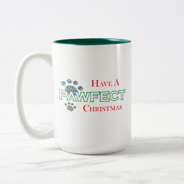Have A Pawfect Christmas Coffee Mug (Left)