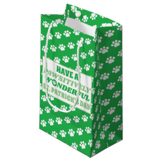Have a Pawsitively Wonderful St. Patrick's Day Small Gift Bag