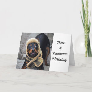 HAVE A **PAWSOME BIRTHDAY** CARD